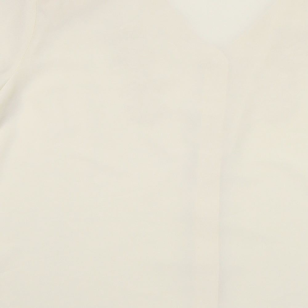 Taylor X Two Womens Ivory Floral Basic Blouse Size 14