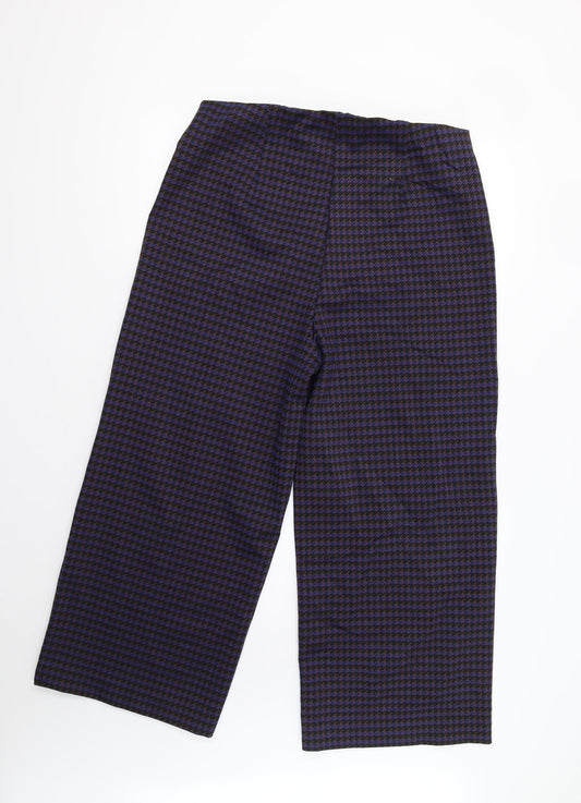 Womens UK Size 16 M&S Regular Fit Blue Trousers