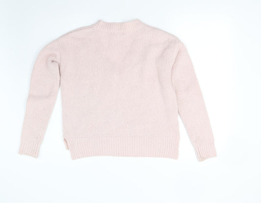 Womens UK Size 6 NEXT Pink Pullover Jumper