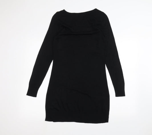 Marks and Spencer Womens Black A-Line Size 10