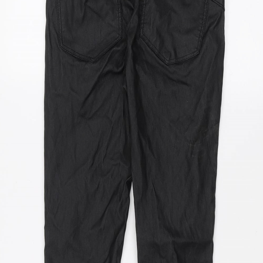 Womens UK Size 10 Astradivarius Regular Fit Black Trousers