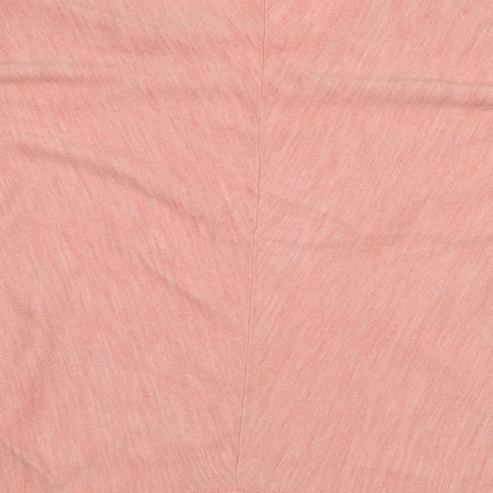 Womens UK Size 16 Note Pink Pullover Jumper