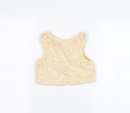 st bernard Girls White Jacket Coatigan Size 3-4 Years
