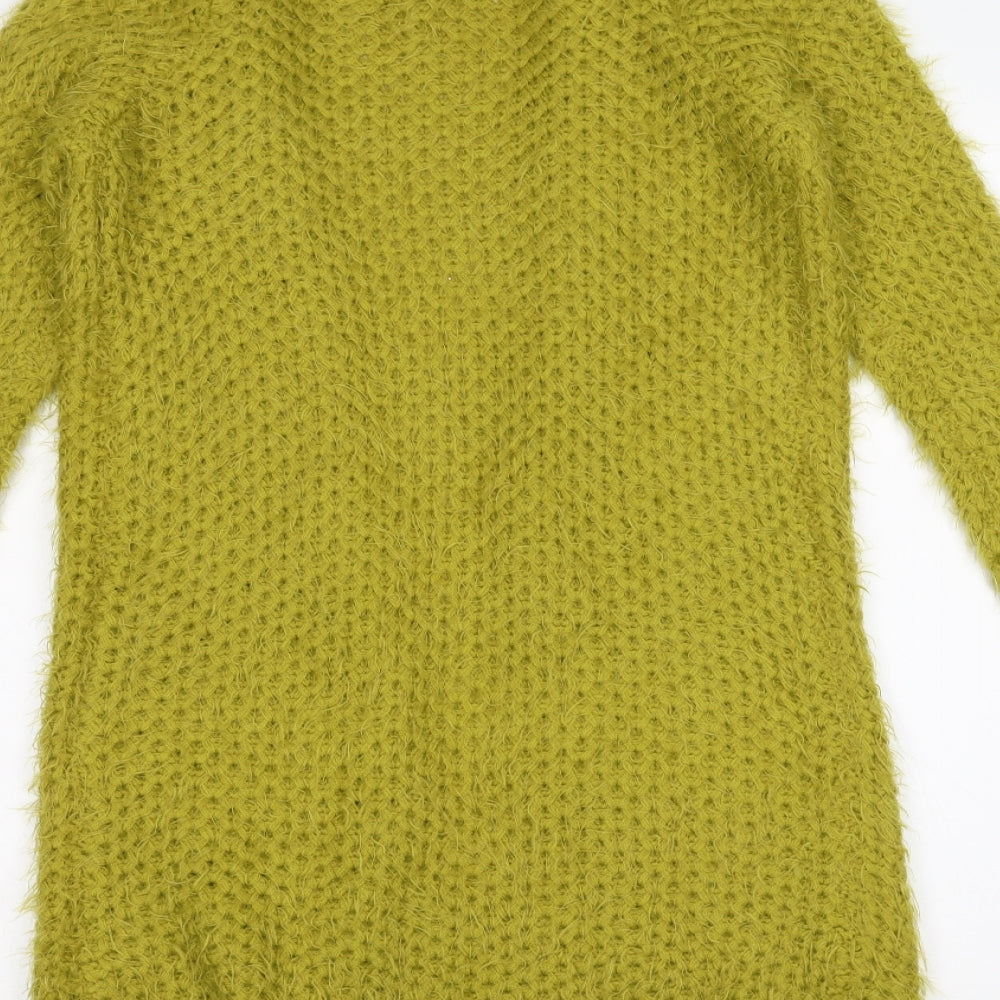 F&F Womens Green Cardigan Jumper Size 6