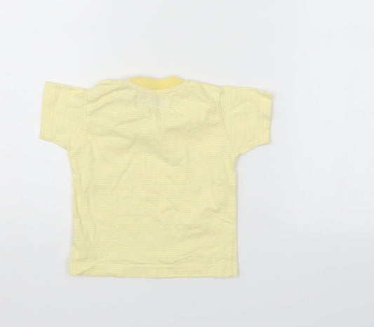 Early days Boys Yellow Striped Basic Casual Size 6-9 Months