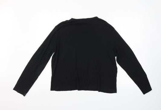 Womens UK Size Preworn Black Pullover Jumper