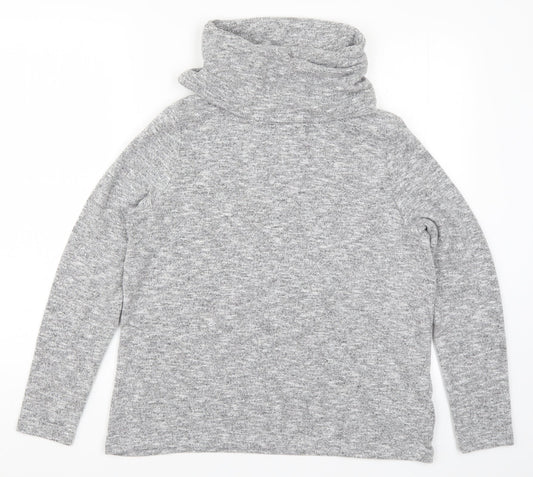 Womens UK Size 16 Peacocks Grey Pullover Jumper