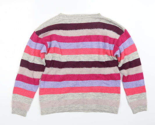 George Womens Grey Knit Pullover Jumper Size 8