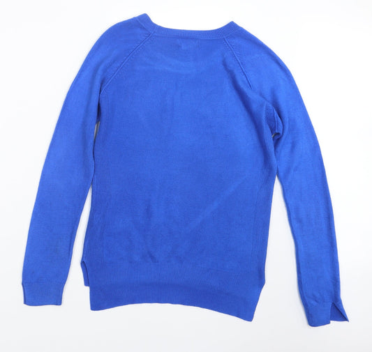 Primark Womens Blue Knit Pullover Jumper Size 6