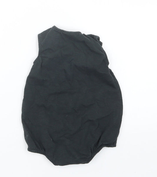 NEXT Girls Black Babygrow One-Piece Size 6-9 Months