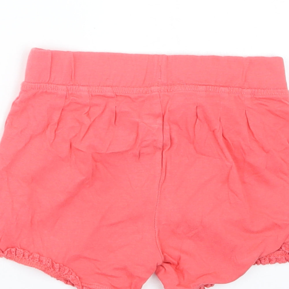 F&F Girls Pink Cropped Trousers Size 12-18 Months