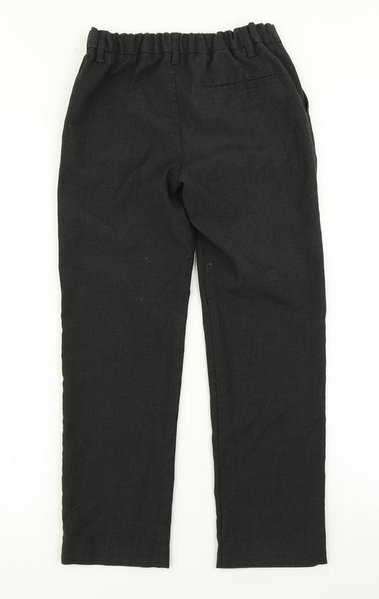 M&S Boys Grey Dress Pants Trousers Size 8-9 Years