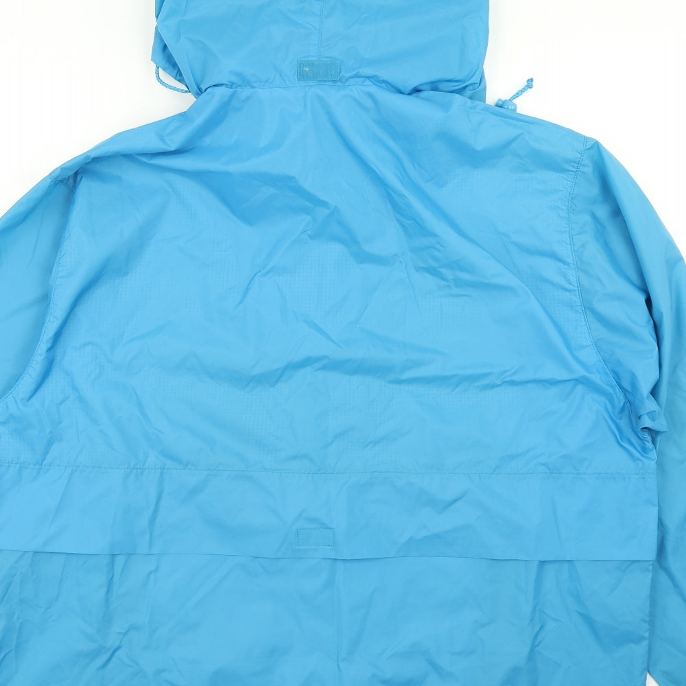 Womens UK Size M Damart Blue Rain Coat