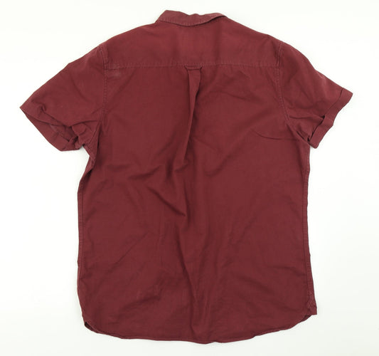ASOS Mens Red Button-Up Size L