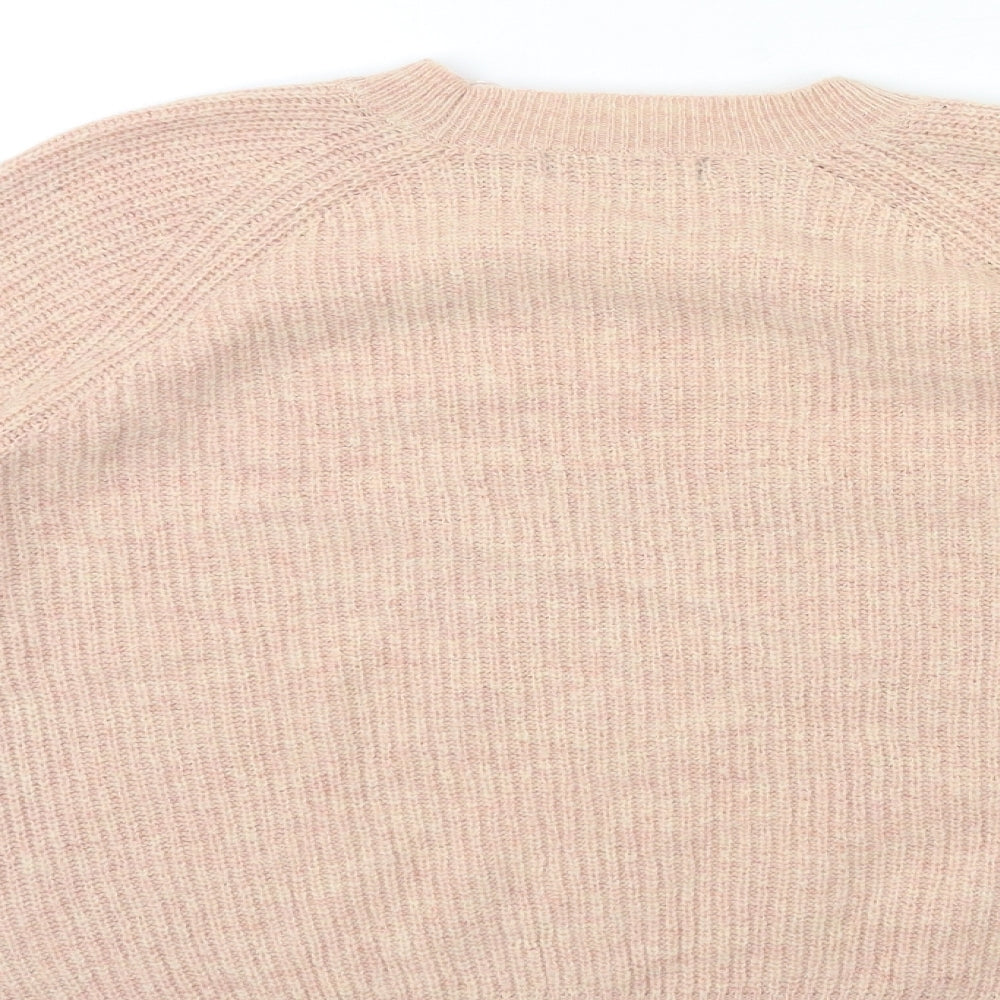 Womens UK Size M Marks and Spencer Pink Pullover Jumper