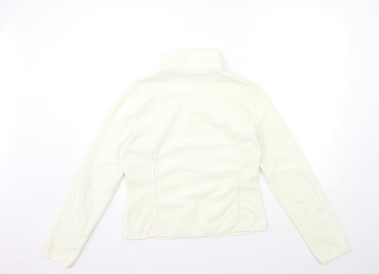 bay Womens Ivory Fleece Jacket Size 16
