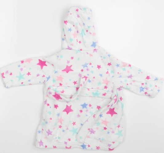 Debenhams Girls White Fair Isle Babydoll One Piece Size 12-18 Months