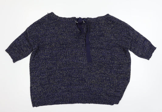 Womens UK Size 10 Phase Eight Blue Pullover Jumper