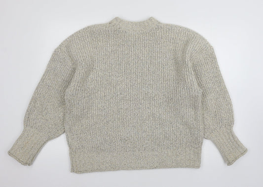 Womens UK Size M Topshop Ivory Pullover Jumper