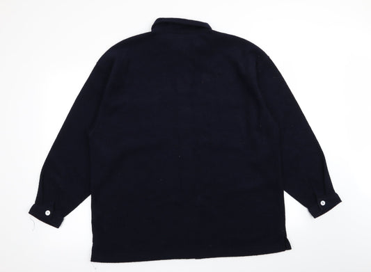 Womens UK Size 16 BHS Blue Overcoat
