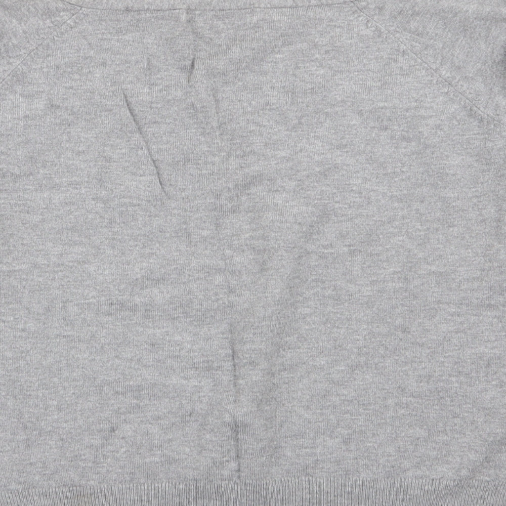 Womens UK Size 12 M&S Grey Pullover Jumper