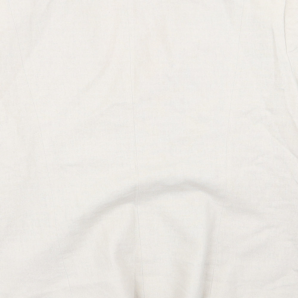 BHS Womens Beige Jacket Blazer Size 16