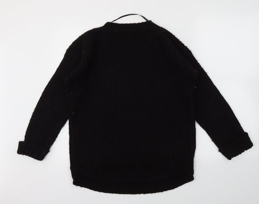 Primark Womens Black Pullover Jumper Size 6
