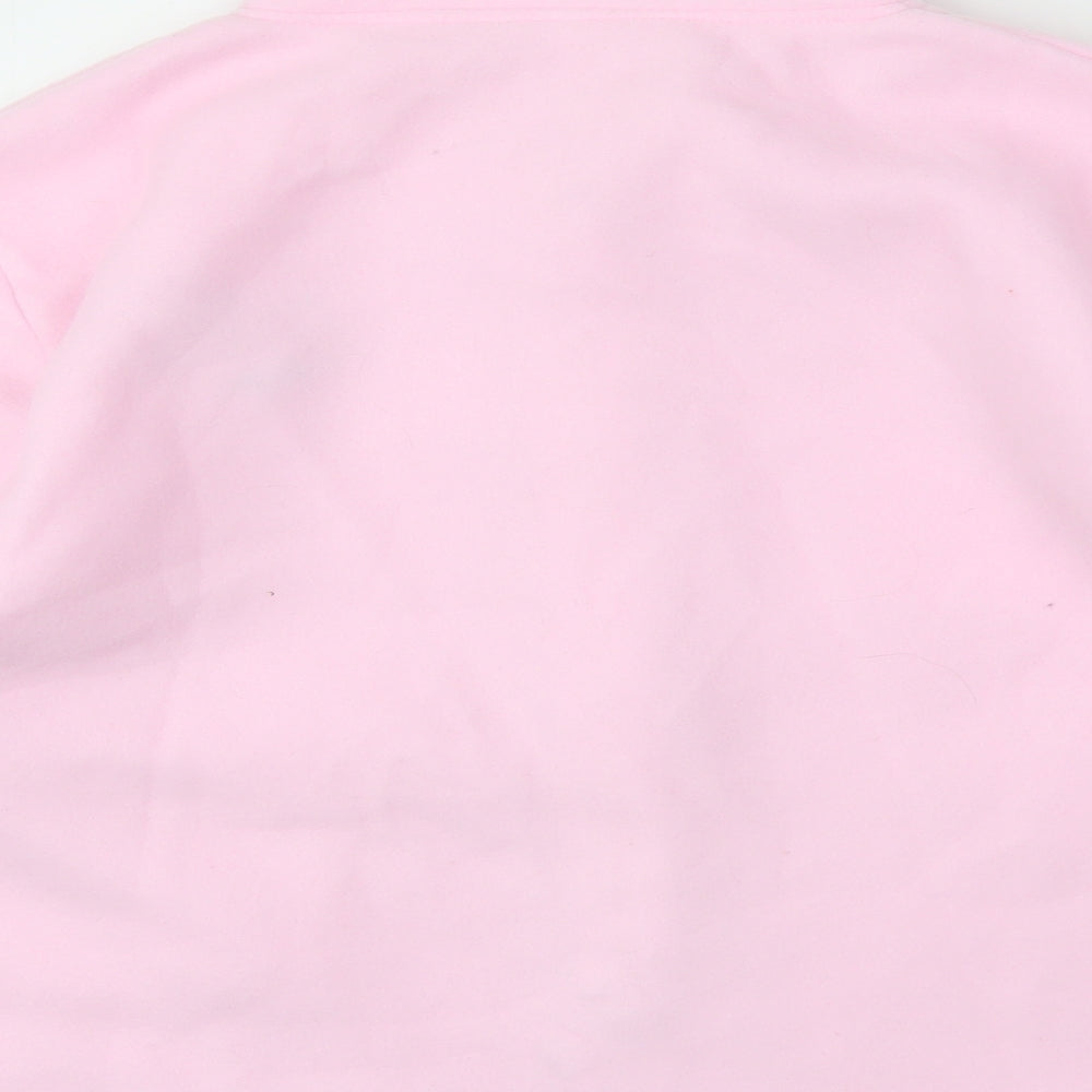Womens UK Size L Preworn Pink Pullover Jumper