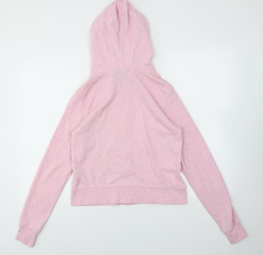 Womens UK Size 10 NEW LOOK Pink Full Zip Jumper