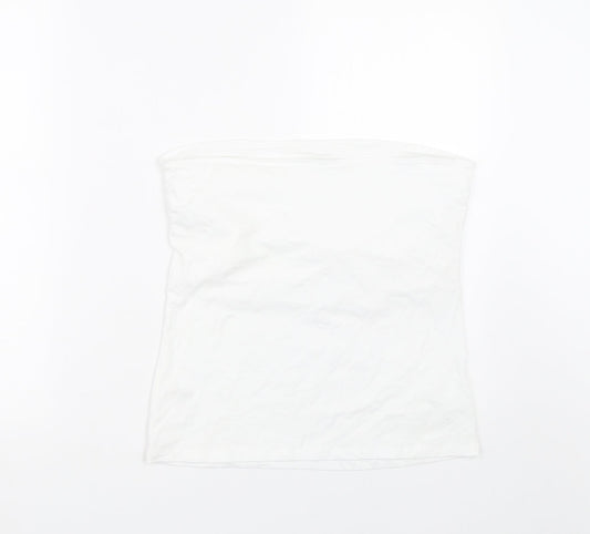 George Womens White Wrap T-Shirt Size 14