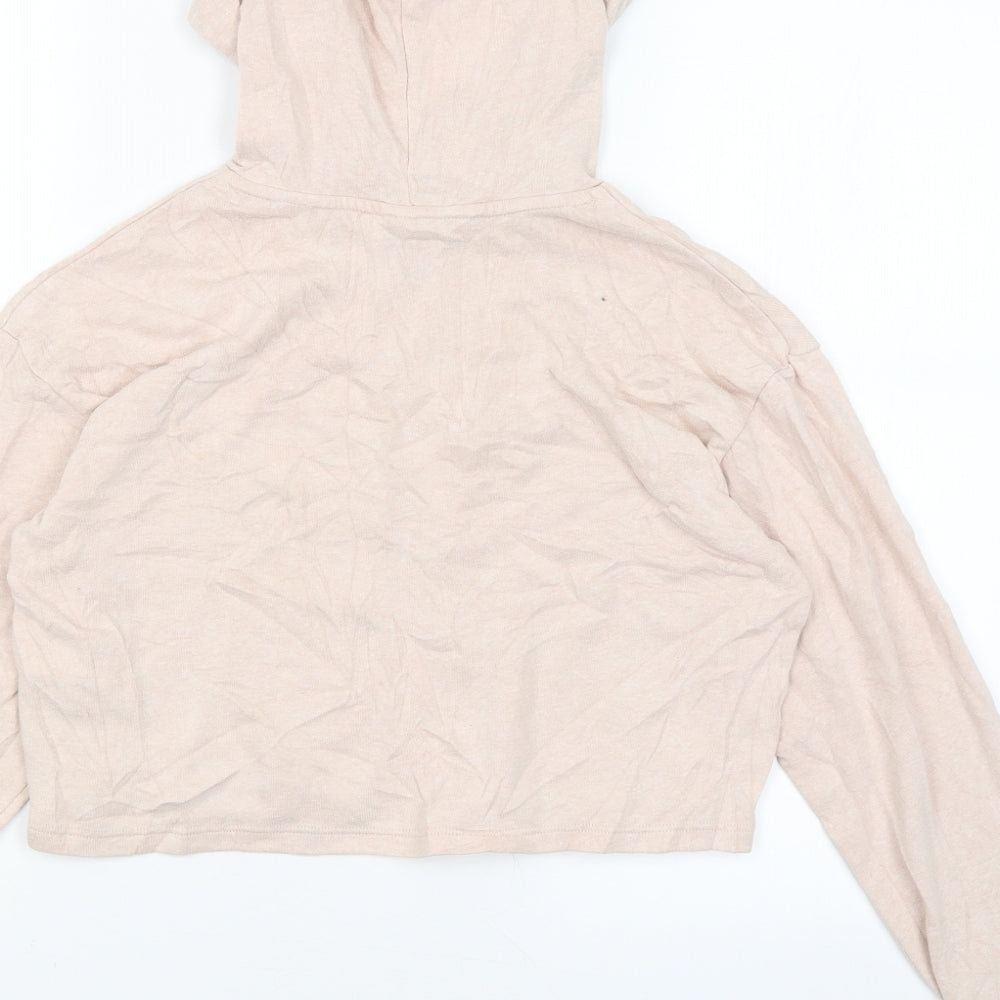 Divided Womens Pink Pullover Hoodie Size XS