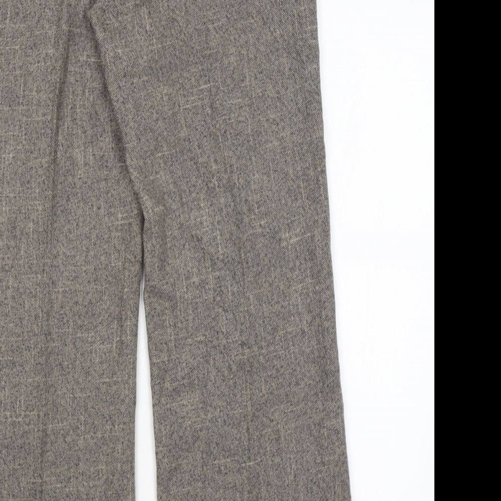 Womens UK Size 12 Evie Regular Fit Brown Trousers