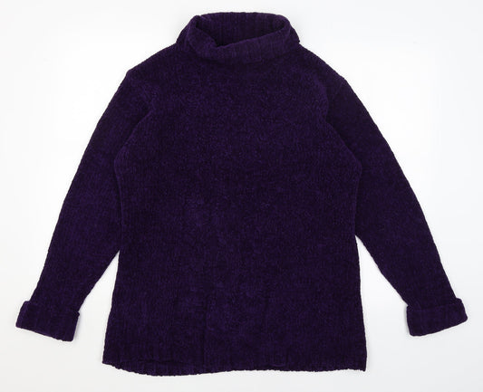 Womens UK Size S Alibi Purple Pullover Jumper