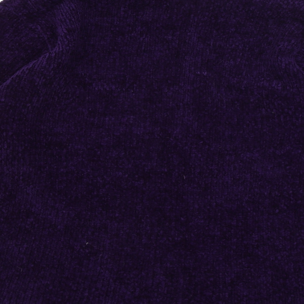 Alibi Womens Purple Pullover Jumper Size S