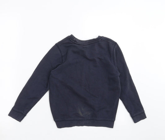TU Boys Blue Pullover Sweatshirt Size 6 Years - school wear