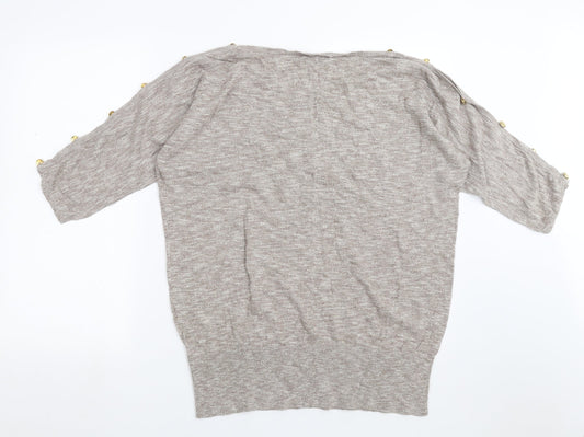 Gap Womens Beige Knit Pullover Jumper Size XL