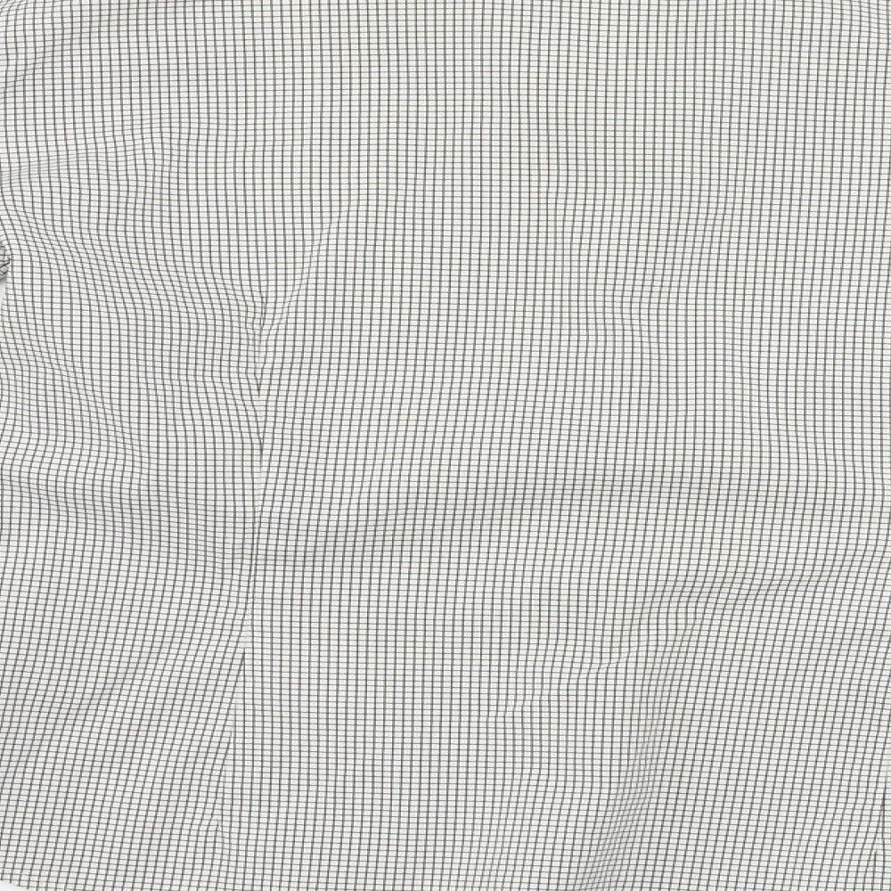 Womens UK Size 10 NEXT Grey Basic Button-Up