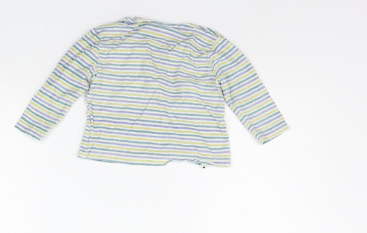 Zara Baby Multicoloured Striped Basic T-Shirt Size 9-12 Months