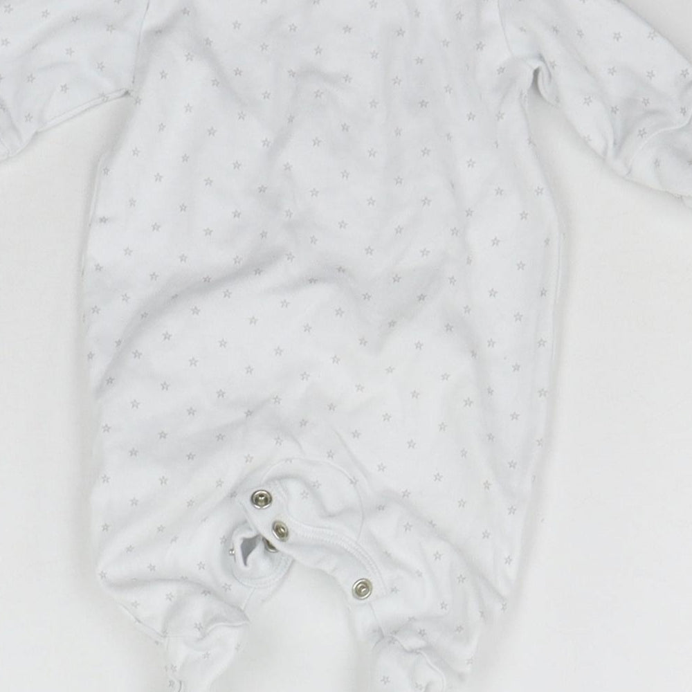 NEXT Baby White Geometric Babygrow One-Piece Size Newborn
