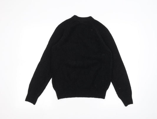 Womens UK Size XS H&M Black Pullover Jumper