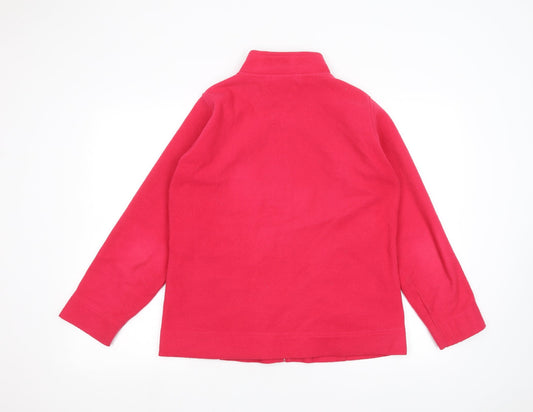 EWM Womens Pink Full Zip Jumper Size M