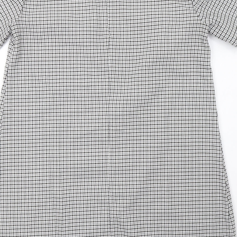 Avenue Womens White A-Line Size 14