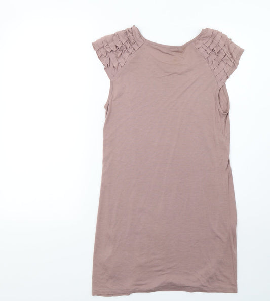 Marks and Spencer Womens Purple T-Shirt Dress Size 10