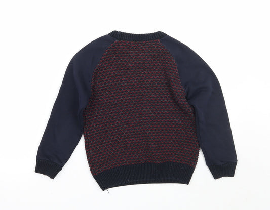 Urban Outfitters Boys Blue Pullover Jumper Size 7 Years