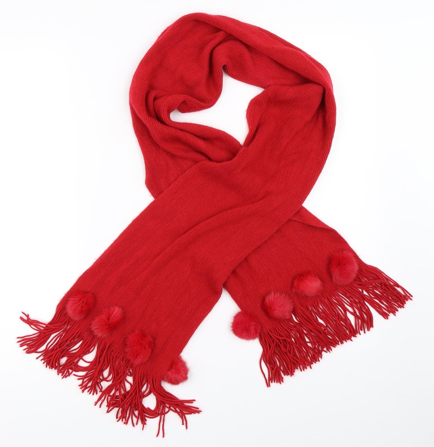 Passigatti Womens Red Scarf