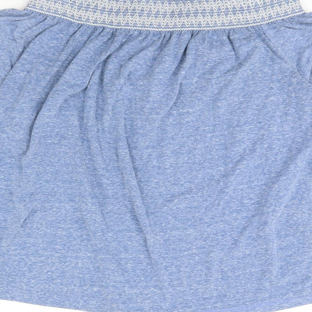 Womens UK Size 12 NEXT Blue Basic Blouse