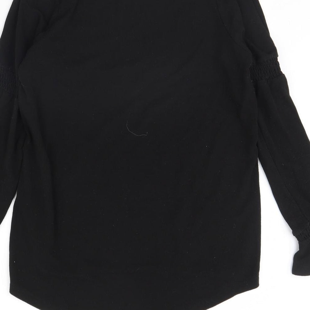 Womens UK Size 10 River Island Black Pullover Jumper