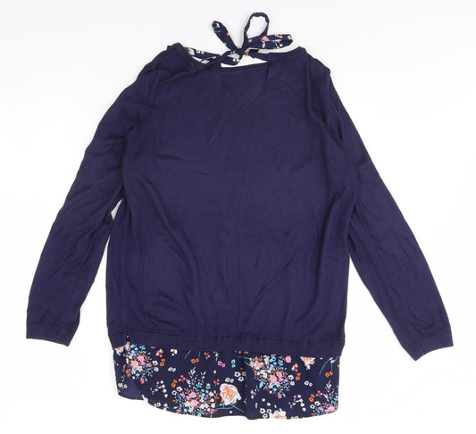 George Womens Blue Pullover Jumper Size 12