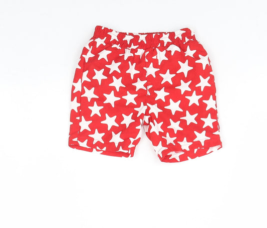Mothercare Baby Red Polka Dot Cropped Trousers Size 9 Months