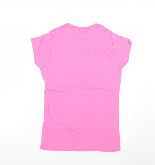 Gildan Womens Pink Basic T-Shirt Size M